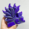 4 Pieces Lapis Lazuli Nine-tailed Fox Carving -Wholesale Crystals