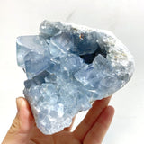 4 Pieces Large Blue Celestite Cluster Home Decor - Wholesale Crystals