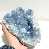 4 Pieces Large Blue Celestite Cluster Home Decor - Wholesale Crystals