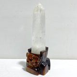 4 Pieces Large Clear Quartz Tower Point Ornaments With Stand - Wholesale Crystals