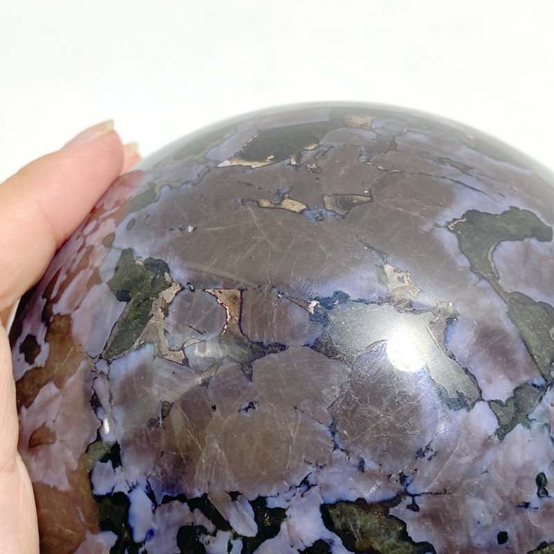4 Pieces Large Indigo Gabbro Stone Spheres (Sea Freight Only) -Wholesale Crystals