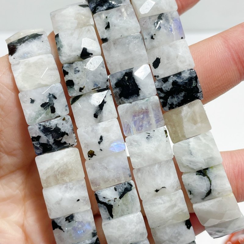 4 Types Multi - faceted Bracelet Wholesale Red Jasper Labradorite India Moonstone Howlite - Wholesale Crystals