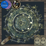 4 Zodiac Altar(1 - 1) Tarot Tablecloth - Wholesale Crystals