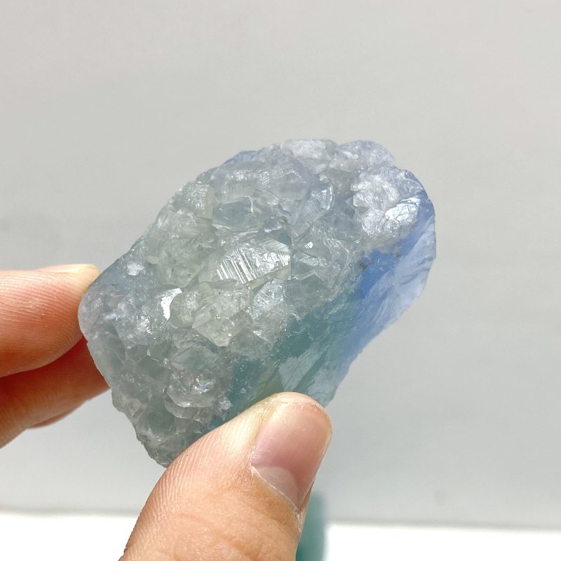 40 Pieces Blue Fluorite Mixed Calcite Raw Stone Specimen For Collection - Wholesale Crystals