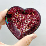40 Pieces Different Materials Gravel Chips Mixed Heart Shape Bowl Carving - Wholesale Crystals