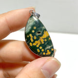 40 Pieces Vein Ocean Japser Pendant - Wholesale Crystals