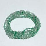 3MM Multi-Faceted Crystal Flash Bead Bracelets Necklace Wholesale Labradorite Sunstone Aquamarine