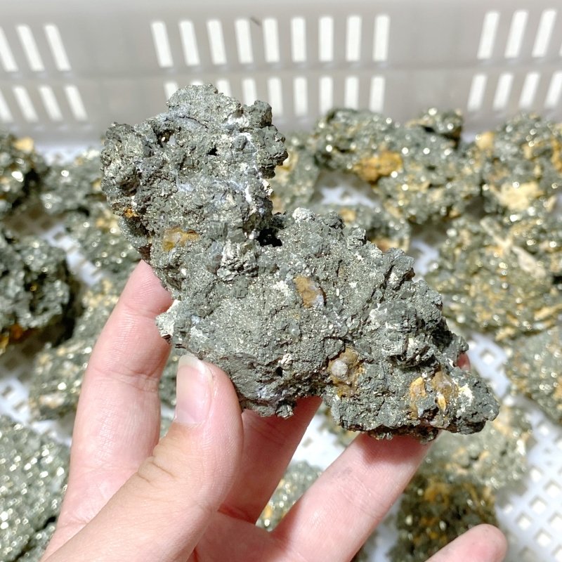 45 Pieces Raw Pyrite Stones (Sea Freight Only) -Wholesale Crystals