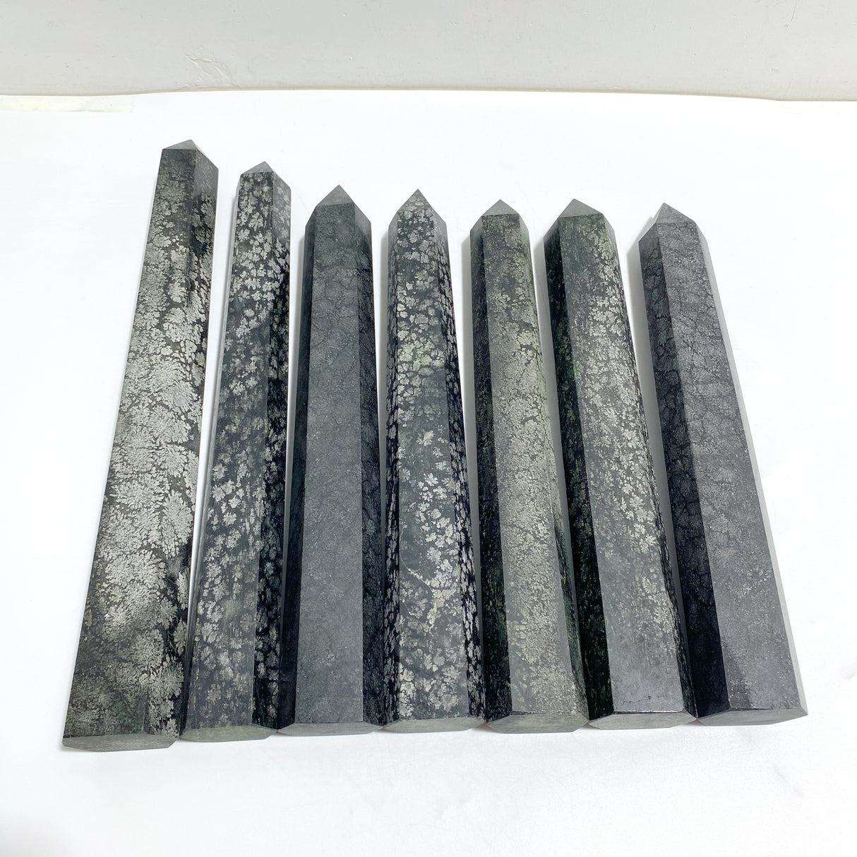7 Pieces Tall Snowflake Stone Point