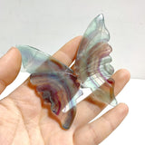 5 Pairs Fluorite Small Butterfly Wing With Stand - Wholesale Crystals