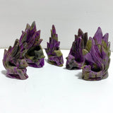 5 Pieces Atlantisite Nine - tailed Foxes Carving (With Crack) - Wholesale Crystals