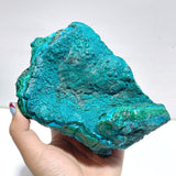 5 Pieces Chrysocolla Mixed Malachite Raw Stone Specimen - Wholesale Crystals