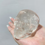 5 Pieces Clear Quartz Skull Carving - Wholesale Crystals