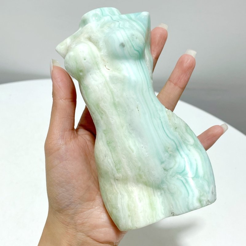 5 Pieces Green Calcite Goddess Carving - Wholesale Crystals