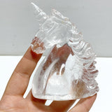 5 Pieces High Quality Clear Quartz Unicorn Carving - Wholesale Crystals
