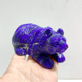 5 Pieces Lapis Lazuli Bears Carving - Wholesale Crystals