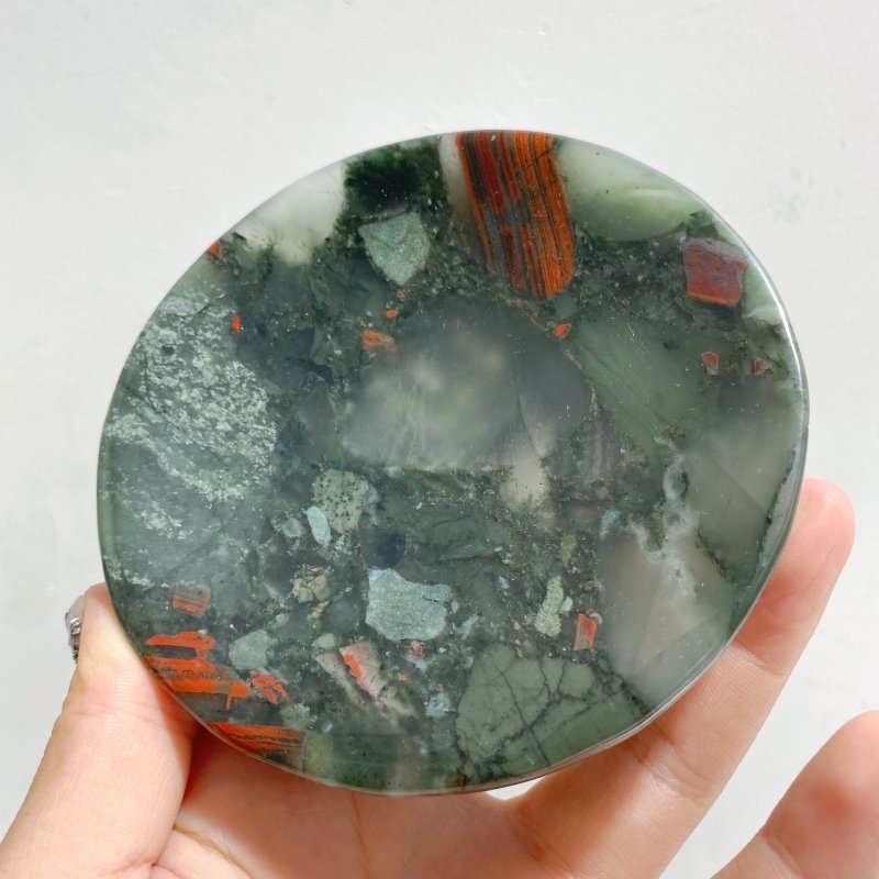 5 Pieces Large Africa Blood Stone Plates -Wholesale Crystals