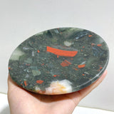 5 Pieces Large Africa Blood Stone Plates -Wholesale Crystals