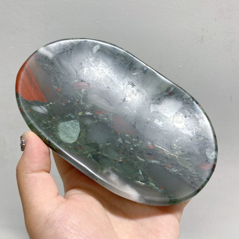 5 Pieces Large Africa Blood Stone Plates -Wholesale Crystals