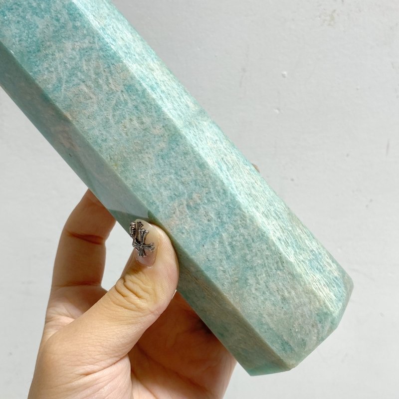 5 Pieces Large Amazonite Tower Points -Wholesale Crystals