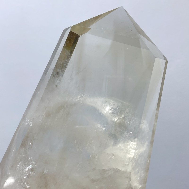 5 Pieces Large Clear Quartz Tower Raw Bottom - Wholesale Crystals