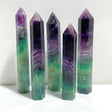 5 Pieces Large Fluorite Crystal Point -Wholesale Crystals