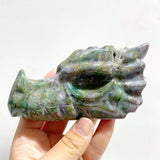 5 Pieces Ocean Jasper Dragon Head Carving - Wholesale Crystals