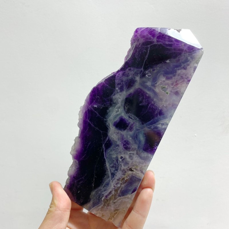 5 Pieces Rainbow Fluorite Raw Side Tower - Wholesale Crystals