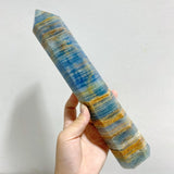 5 Pieces Tall High Quality Blue Onyx Point -Wholesale Crystals