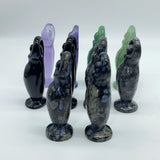5 Types Spiral Goddess Carving Wholesale Obsidian Fluorite -Wholesale Crystals