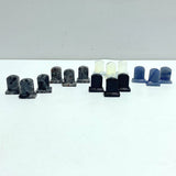 5 Types Tombstone Carving Wholesale Obsidian Blue Aventurine Yooperlite - Wholesale Crystals