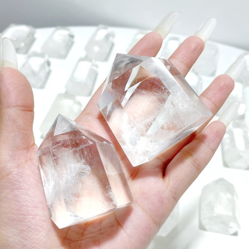 51 Pieces Fat Clear Quartz Tower - Wholesale Crystals