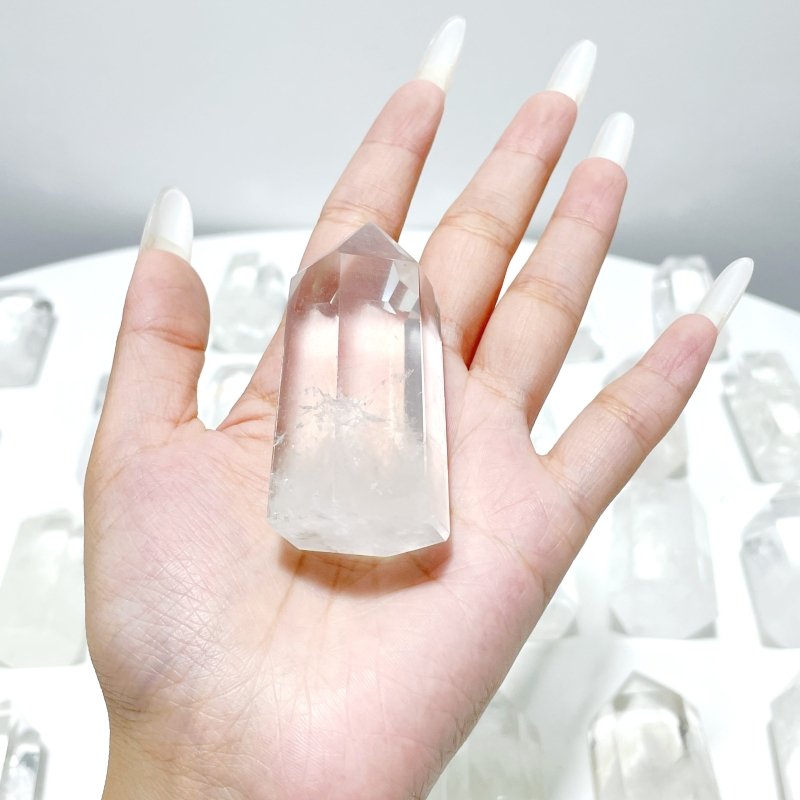 51 Pieces Fat Clear Quartz Tower - Wholesale Crystals