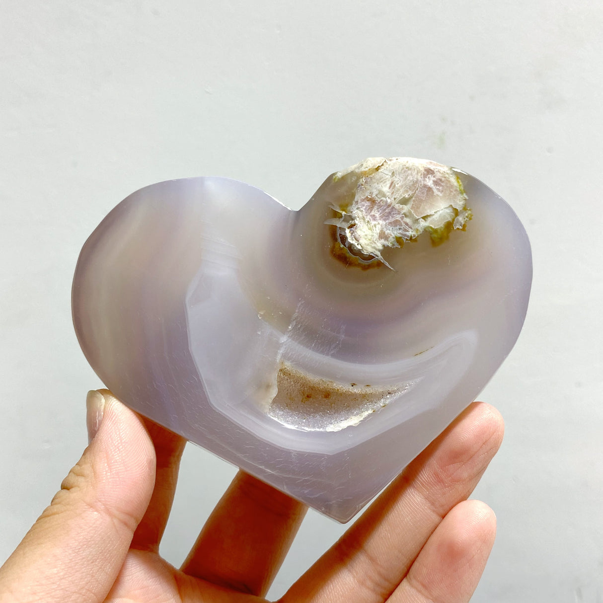 20 Pieces Geode Druzy Agate Heart