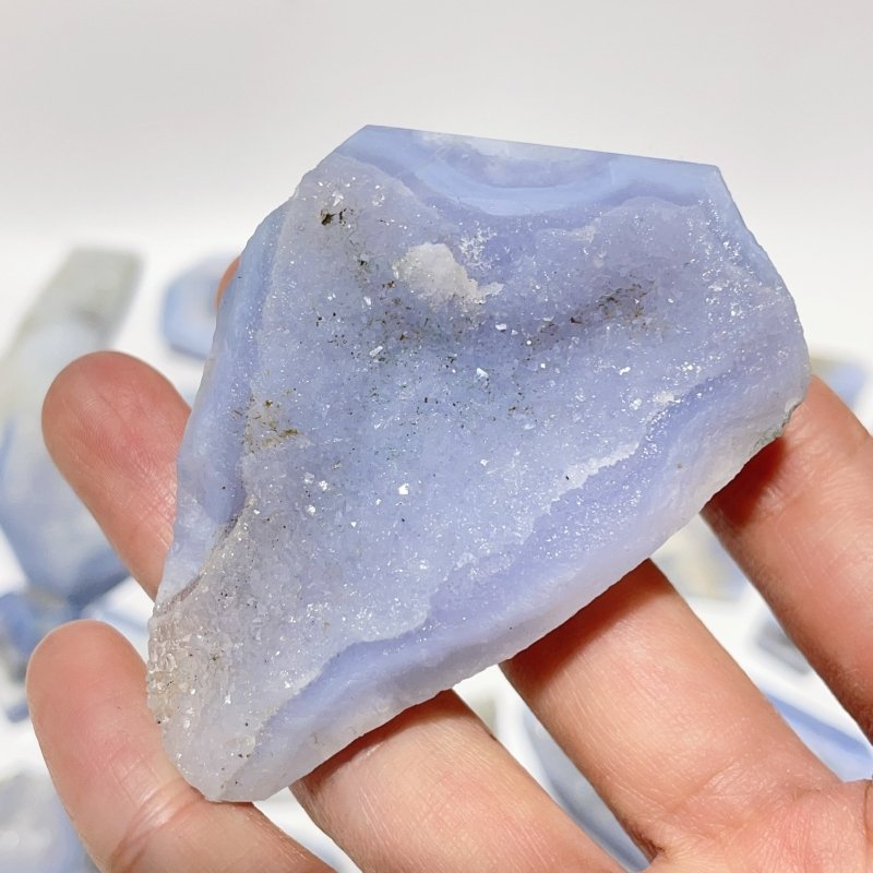 52 Pieces Blue Chalcedony Free Form -Wholesale Crystals