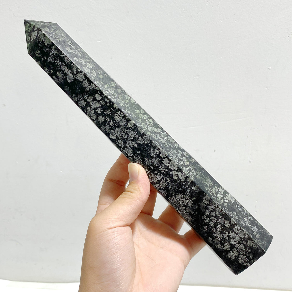 7 Pieces Tall Snowflake Stone Point