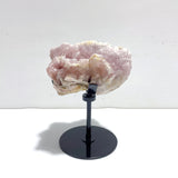Unique Raw Pink Quartz With Stand Home Decor