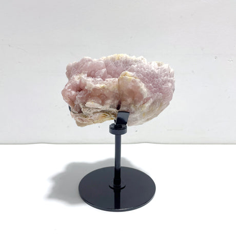 Unique Raw Pink Quartz With Stand Home Decor