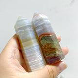 53 Pieces Stripe Agate Tower Points