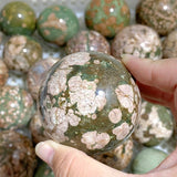 56 Pieces Rainforest Jasper Spheres (Sea Freight Only) -Wholesale Crystals