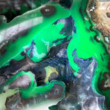 56.5KG Volcano Agate UV Reactive with Unique Tree-like Pattern Sphere (Sea Freight Only) -Wholesale Crystals