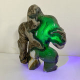 Unique Volcano Agate King Kong Ape Carving #7