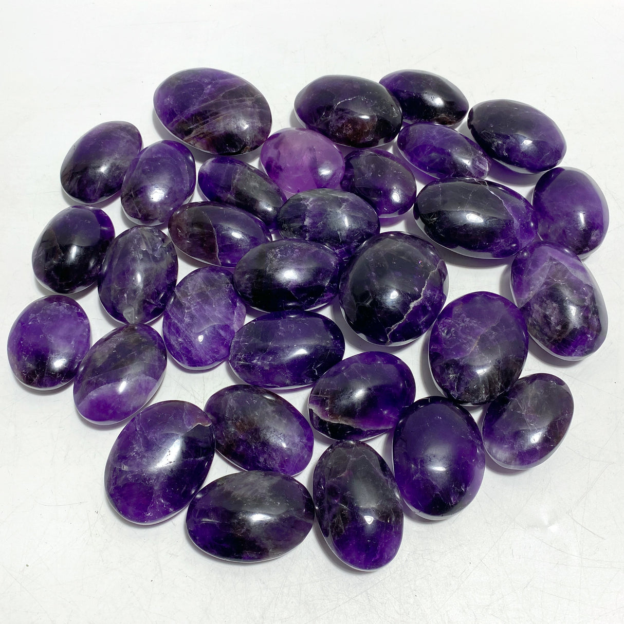 31 Pieces Amethyst Crystal Palm