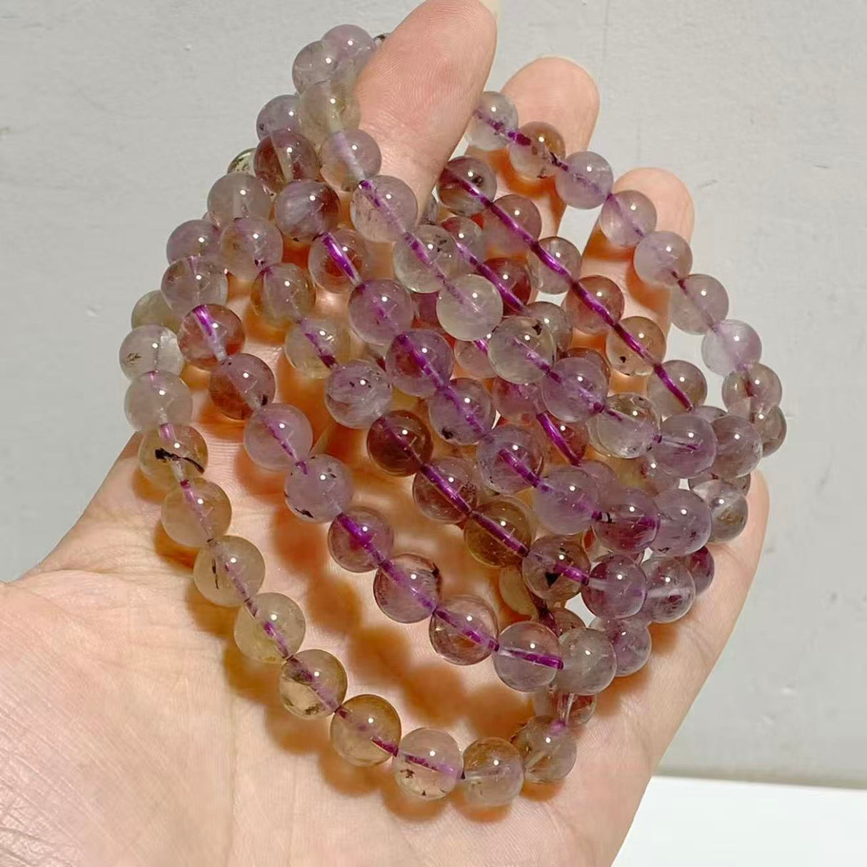30 Pieces 8mm Auralite 23 Bracelets