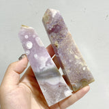 29 Pieces Geode Pink Amethyst Four-Sided Points