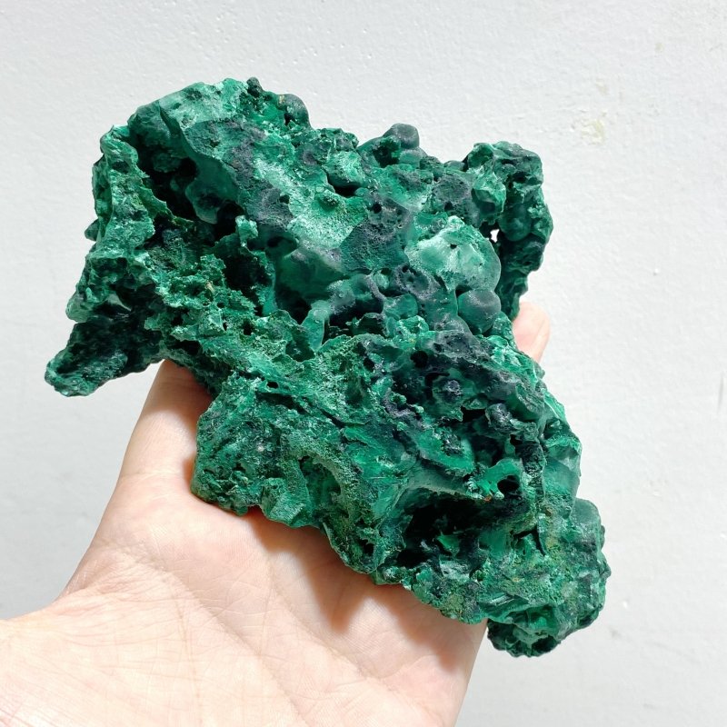 6 Pieces Beautiful High Quality Raw Malachite Specimen - Wholesale Crystals