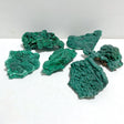 6 Pieces Beautiful High Quality Raw Malachite Specimen - Wholesale Crystals