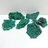 6 Pieces Beautiful High Quality Raw Malachite Specimen - Wholesale Crystals