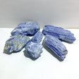 6 Pieces Blue Kyanite Rough Stone Specimen - Wholesale Crystals
