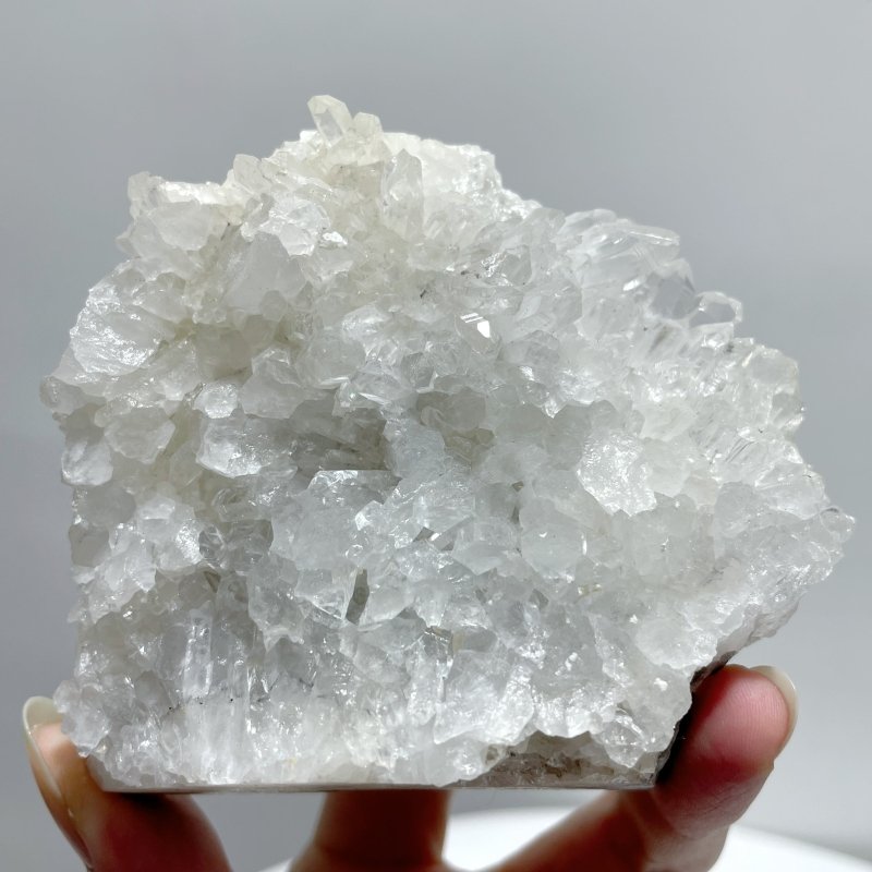 6 Pieces Large Clear Quartz Cluster Groot Carving - Wholesale Crystals